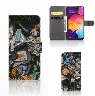 B2Ctelecom Samsung Galaxy A50 Telefoonhoesje met foto Badges