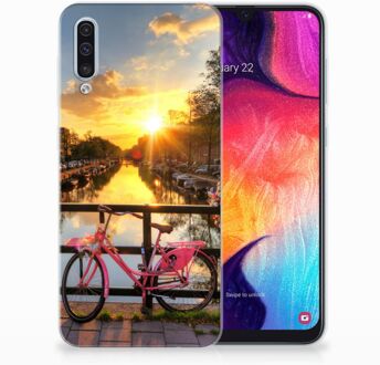 B2Ctelecom Samsung Galaxy A50 TPU Hoesje Amsterdamse Grachten