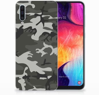 B2Ctelecom Samsung Galaxy A50 TPU Hoesje Army Light