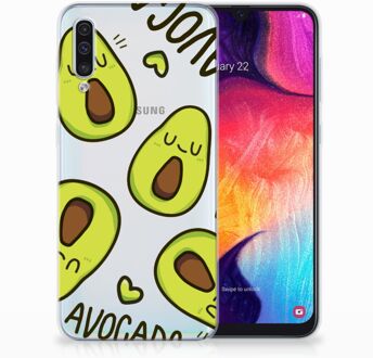 B2Ctelecom Samsung Galaxy A50 TPU Hoesje Avocado Singing