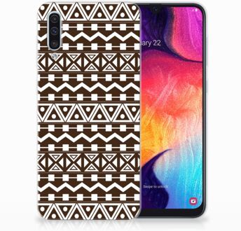 B2Ctelecom Samsung Galaxy A50 TPU Hoesje Aztec Brown