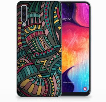 B2Ctelecom Samsung Galaxy A50 TPU Hoesje Design Aztec