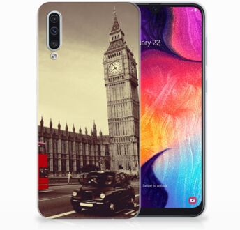 B2Ctelecom Samsung Galaxy A50 TPU Hoesje Design Londen