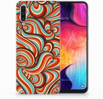 B2Ctelecom Samsung Galaxy A50 TPU Hoesje Design Retro