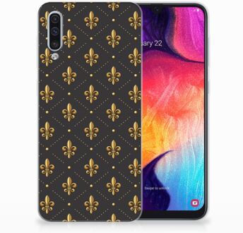 B2Ctelecom Samsung Galaxy A50 TPU Hoesje Franse Lelie