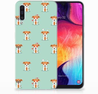 B2Ctelecom Samsung Galaxy A50 TPU Hoesje Pups