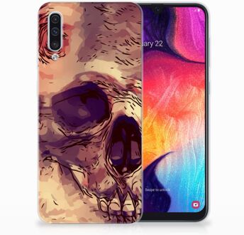 B2Ctelecom Samsung Galaxy A50 TPU Hoesje Skullhead