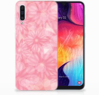 B2Ctelecom Samsung Galaxy A50 TPU Hoesje Spring Flowers