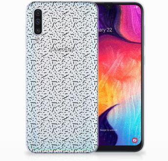 B2Ctelecom Samsung Galaxy A50 TPU Hoesje Stripes Dots