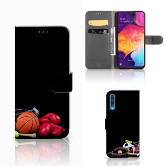 B2Ctelecom Samsung Galaxy A50 Wallet Case met Pasjes Sports