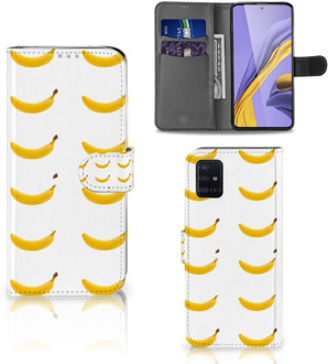 B2Ctelecom Samsung Galaxy A51 Book Cover Banana