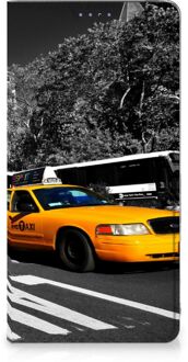 B2Ctelecom Samsung Galaxy A51 Book Cover New York Taxi