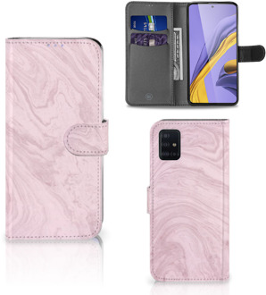 B2Ctelecom Samsung Galaxy A51 Bookcase Marble Roze