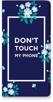 B2Ctelecom Samsung Galaxy A51 Design Case Flowers Blue DTMP