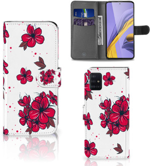 B2Ctelecom Samsung Galaxy A51 Hoesje Blossom Rood