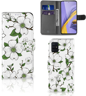 B2Ctelecom Samsung Galaxy A51 Hoesje Dogwood Flowers