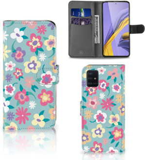 B2Ctelecom Samsung Galaxy A51 Hoesje Flower Power