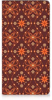 B2Ctelecom Samsung Galaxy A51 Hoesje met Magneet Batik Brown