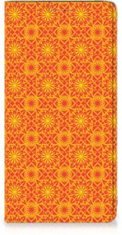 B2Ctelecom Samsung Galaxy A51 Hoesje met Magneet Batik Orange