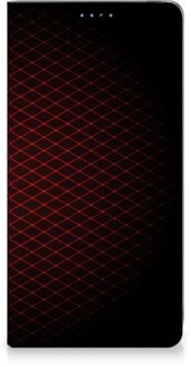 B2Ctelecom Samsung Galaxy A51 Hoesje met Magneet Geruit Rood