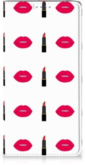 B2Ctelecom Samsung Galaxy A51 Hoesje met Magneet Lipstick Kiss