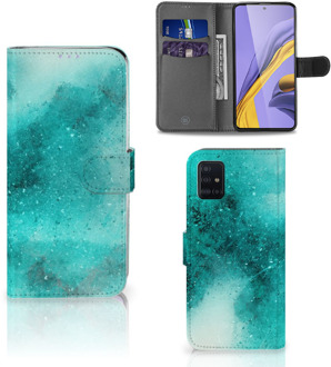 B2Ctelecom Samsung Galaxy A51 Hoesje Painting Blue