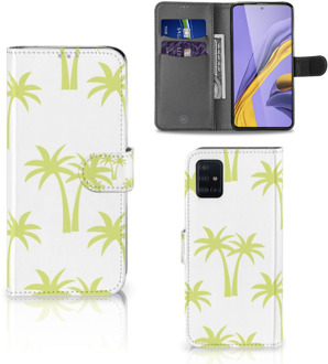 B2Ctelecom Samsung Galaxy A51 Hoesje Palmtrees