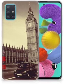 B2Ctelecom Samsung Galaxy A51 Siliconen Back Cover Londen