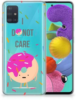 B2Ctelecom Samsung Galaxy A51 Siliconen Case Donut Roze