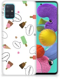 B2Ctelecom Samsung Galaxy A51 Siliconen Case IJsjes