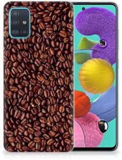 B2Ctelecom Samsung Galaxy A51 Siliconen Case Koffiebonen