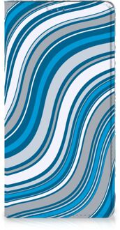 B2Ctelecom Samsung Galaxy A51 Smartphone Hoesje Waves Blue