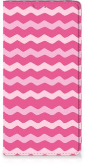 B2Ctelecom Samsung Galaxy A51 Smartphone Hoesje Waves Pink