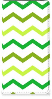 B2Ctelecom Samsung Galaxy A51 Smartphone Hoesje Zigzag Groen