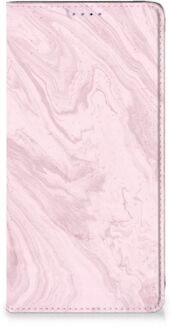 B2Ctelecom Samsung Galaxy A51 Standcase Hoesje Marble Roze