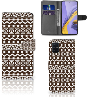 B2Ctelecom Samsung Galaxy A51 Telefoon Hoesje Aztec Bruin