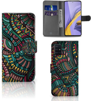 B2Ctelecom Samsung Galaxy A51 Telefoon Hoesje Aztec