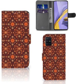 B2Ctelecom Samsung Galaxy A51 Telefoon Hoesje Batik Brown