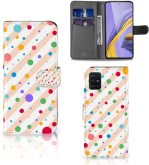 B2Ctelecom Samsung Galaxy A51 Telefoon Hoesje Dots