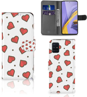 B2Ctelecom Samsung Galaxy A51 Telefoon Hoesje Hearts