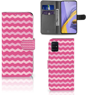 B2Ctelecom Samsung Galaxy A51 Telefoon Hoesje Waves Pink