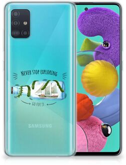 B2Ctelecom Samsung Galaxy A51 Telefoonhoesje met Naam Boho Bottle