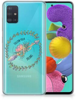 B2Ctelecom Samsung Galaxy A51 Telefoonhoesje met Naam Boho Dreams