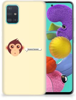 B2Ctelecom Samsung Galaxy A51 Telefoonhoesje met Naam Monkey