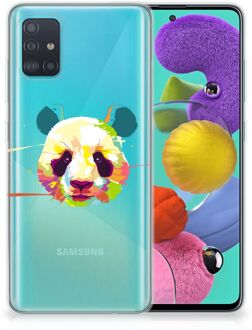 B2Ctelecom Samsung Galaxy A51 Telefoonhoesje met Naam Panda Color