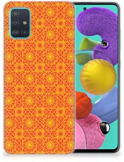 B2Ctelecom Samsung Galaxy A51 TPU bumper Batik Orange