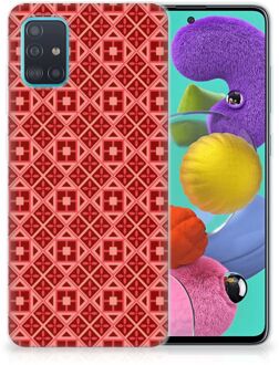 B2Ctelecom Samsung Galaxy A51 TPU bumper Batik Red