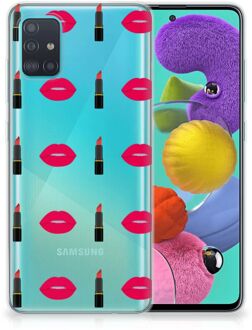 B2Ctelecom Samsung Galaxy A51 TPU bumper Lipstick Kiss