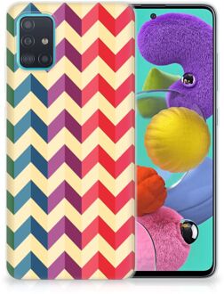 B2Ctelecom Samsung Galaxy A51 TPU bumper Zigzag Color