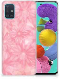 B2Ctelecom Samsung Galaxy A51 TPU Case Spring Flowers